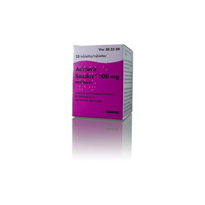 ACICLOVIR SANDOZ tabletti 200 mg 25 kpl kuva 2