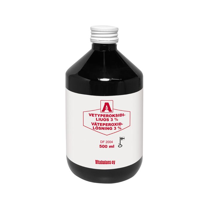 Vetyperoksidi 3 % 500 ml kuva 2