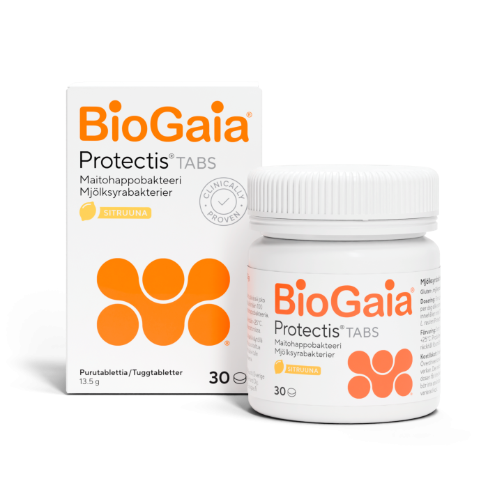 BioGaia Protectis TABS Sitruuna 30 tabl kuva 2
