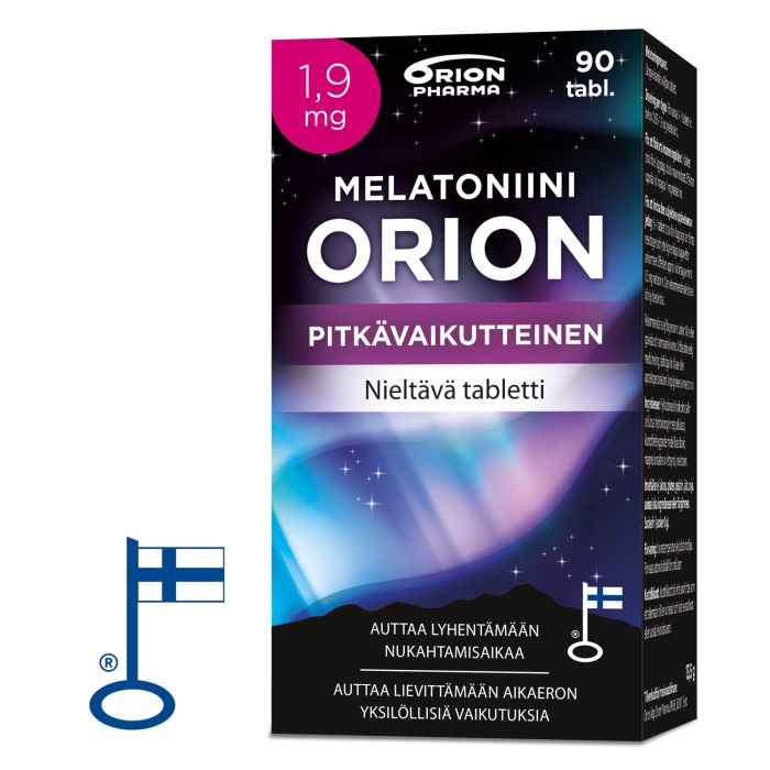 Melatoniini Orion 1,9 mg pitkävaikutteinen 90 tabl kuva 2
