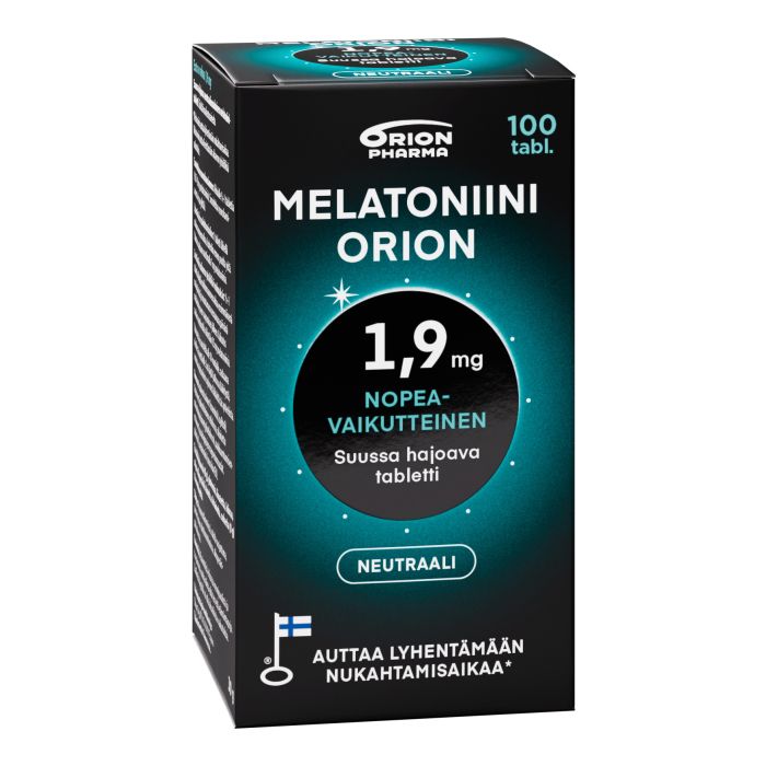 Melatoniini Orion 1,9 mg suussa hajoava 100 tabl kuva 5
