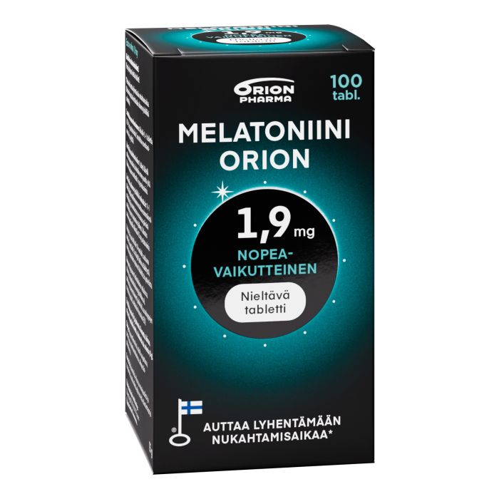Melatoniini Orion 1,9 mg nieltävä 100 tabl kuva 2