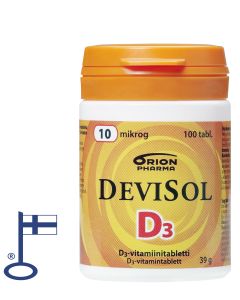 Devisol 10 mikrog imeskelytabletti 100 kpl