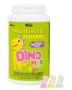 Multivita Juniori Dino Mix monivitamiini 200 purutabl