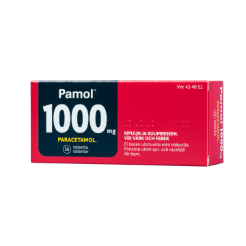 PAMOL tabletti 1000 mg 15 fol