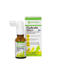 Apteekki FluAcute Zinc+ sitruuna-inkivääri 20 ml