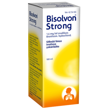 BISOLVON STRONG oraaliliuos 1,6 mg/ml 100 ml