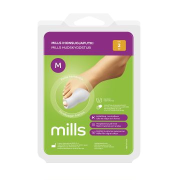 Mills Ihonsuojaputki varpaille, M 2 kpl