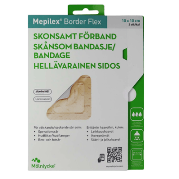 Mepilex Border Flex 10x10cm 2 kpl