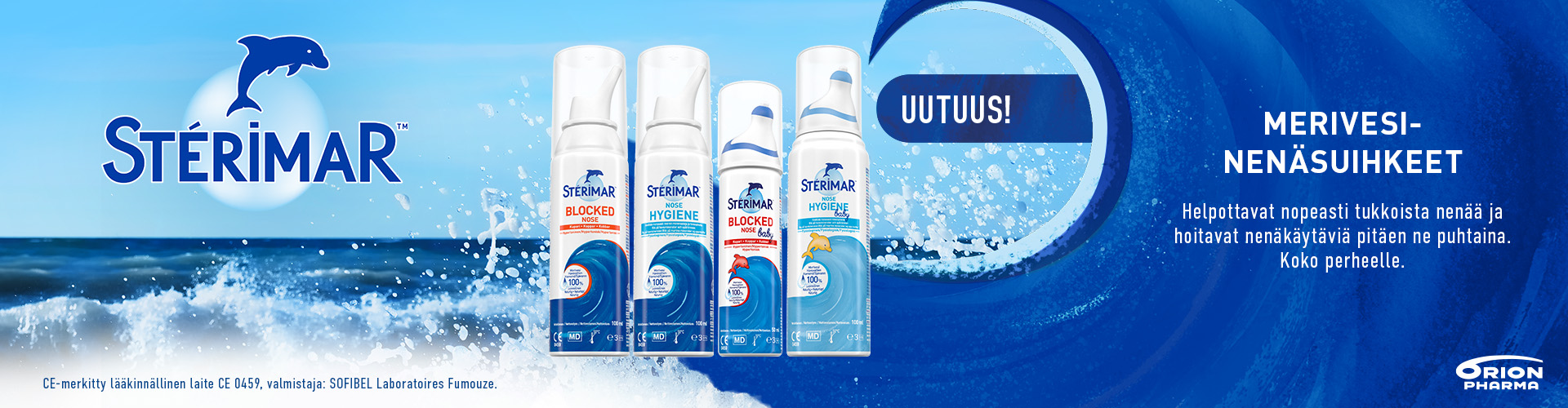 Sterimar tuotesarja toukokussa -20%.