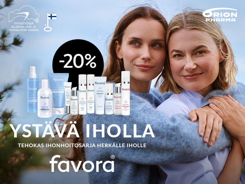 Favora-sarja marraskuussa -20%